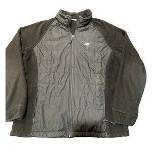 NEW BALANCE BLACK ZIP‎ UP JACKET SIZE XL | A1